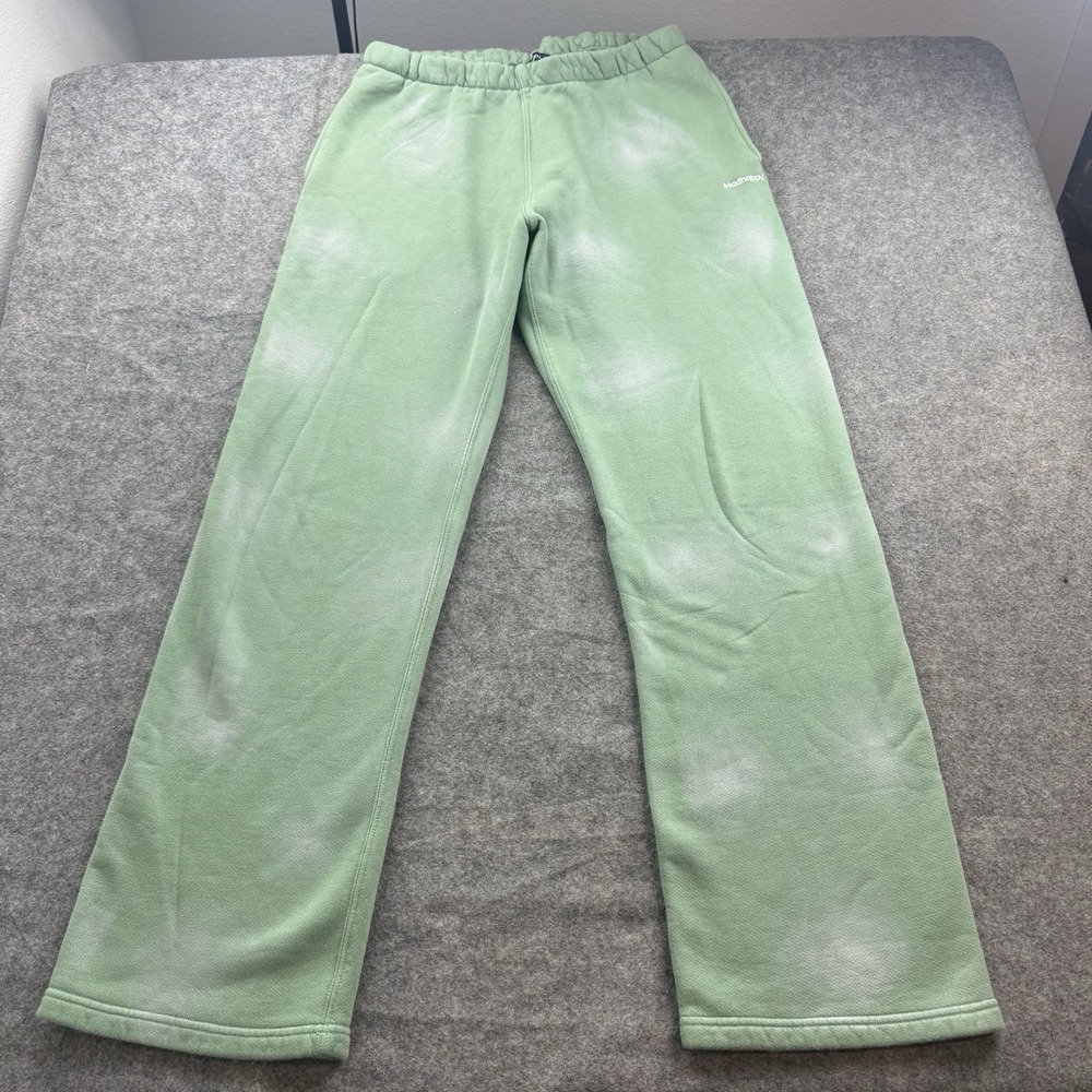 Madhappy Sweatpants Adult XL Green Tie Dye Fleece Classic Baggy Lounge Joggers
